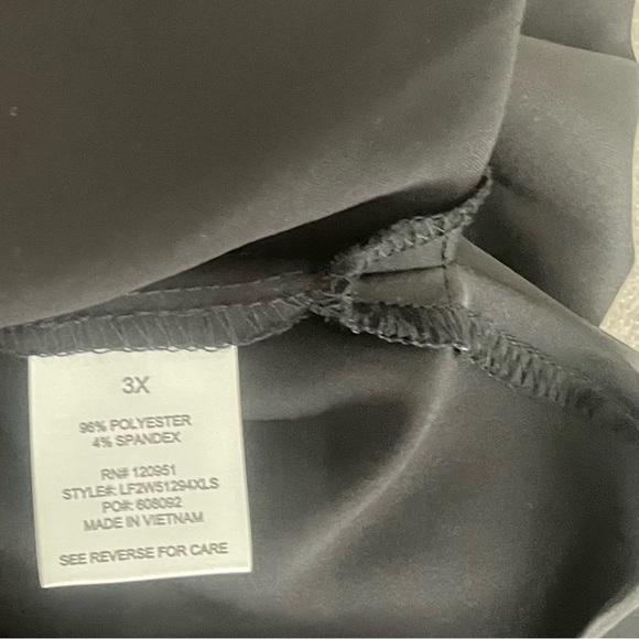 Olive + Oak Black Plus Sleeveless Dress Size 3X - Picture 6 of 7